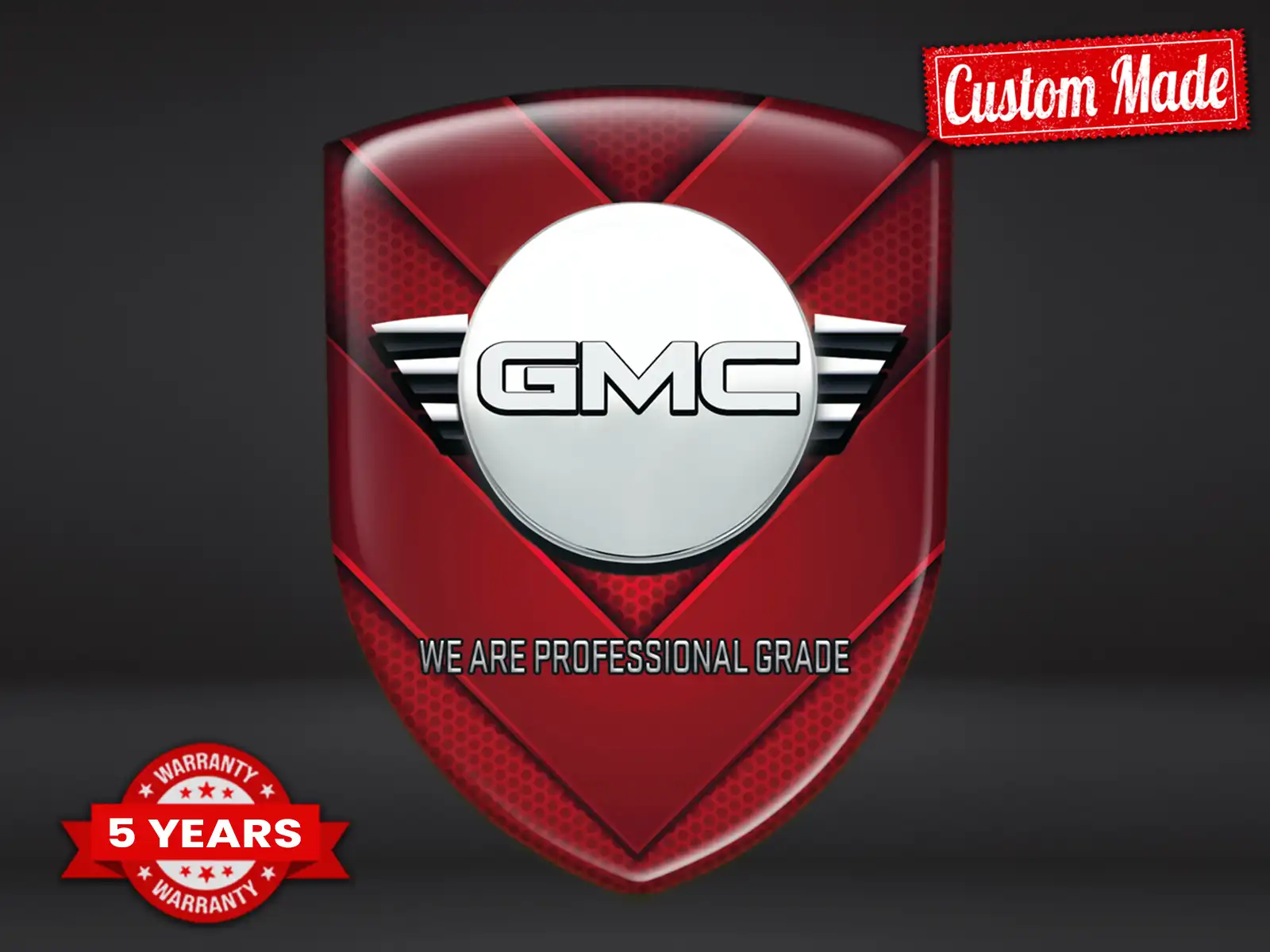 GMC Adesivi Logo Personalizzati Robusti Multiuso Pregio